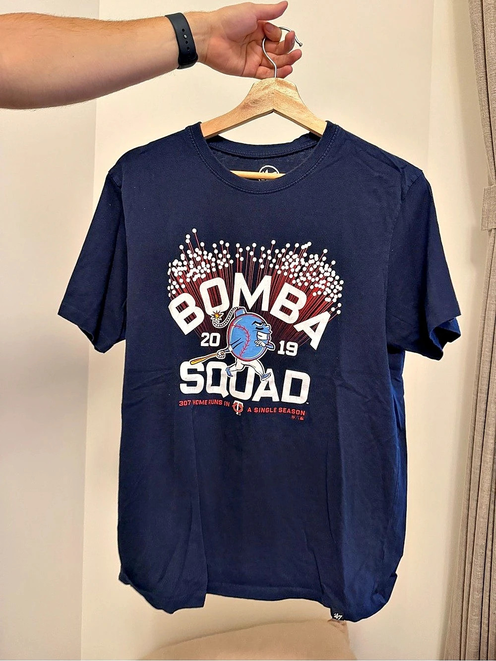 MLB / Minnesota Twins Bomba Squad 2019 T-Shirt MLB / Blue